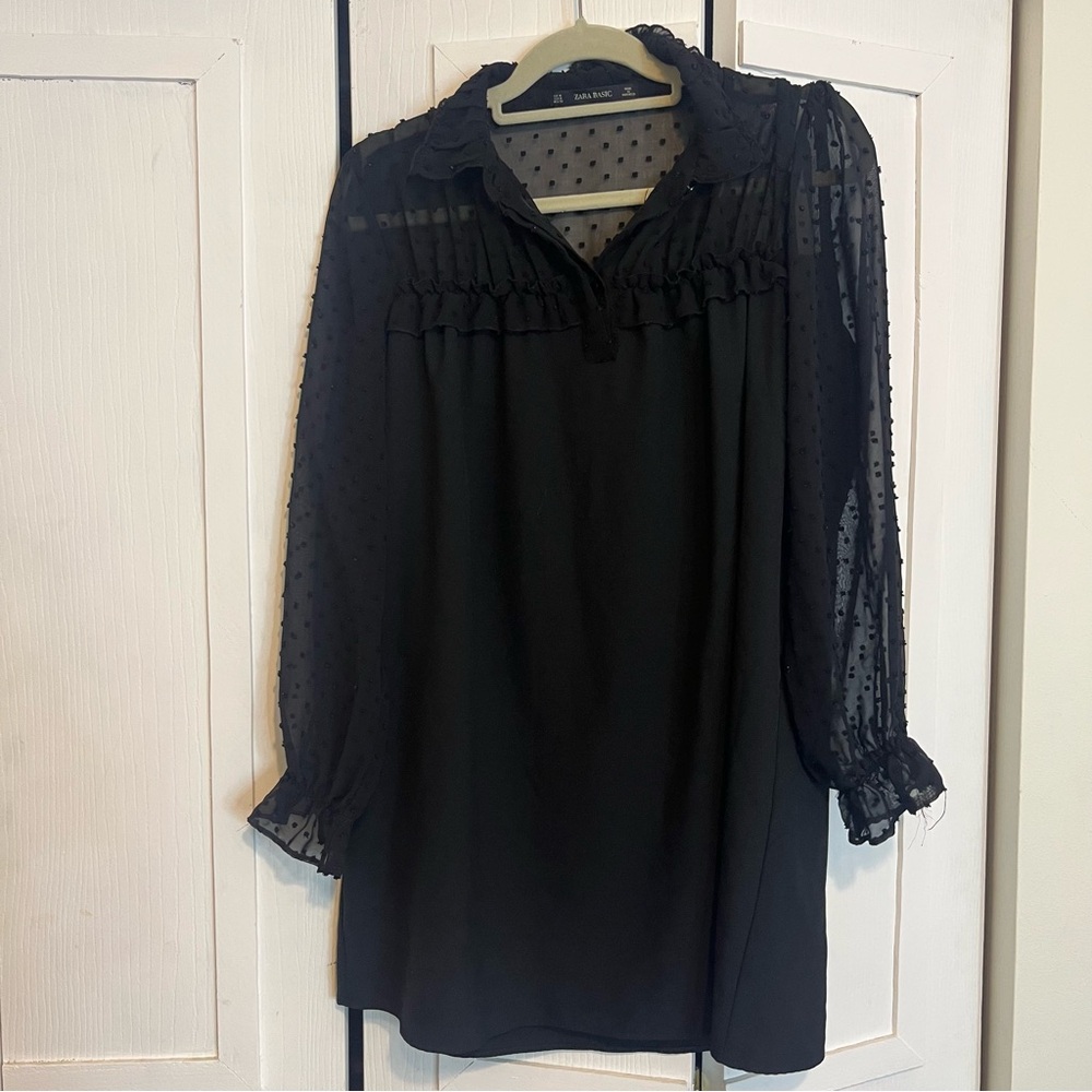Zara Long Sleeve Mini Dress